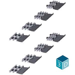 Vertical busbar support non-cascaded - Image 2