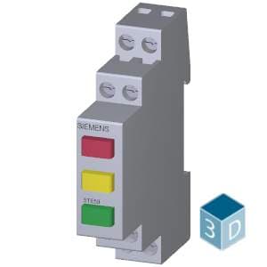 Traffic light signaling device 3 lamps 230 V red/yellow/green - Image 3