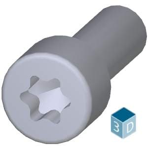 Thread-cutting screw pan head - Image 2