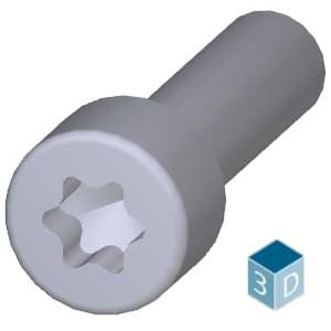 Thread-cutting screw pan head - Image 2