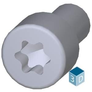 Thread-cutting screw pan head - Image 2