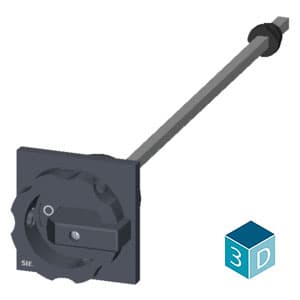 Accessory for 3KD0 size 01/02 door-coupling rotary operating mechanism Complete operating mechanism - Image 3