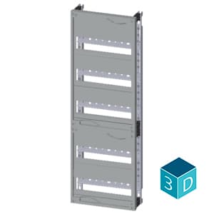 ALPHA 400 DIN quick assembly kit for modular installation devices tier spacing 125 mm with N/PE bar - Image 3