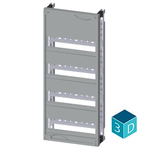 ALPHA 400 DIN quick assembly kit for modular installation devices tier spacing 125 mm with N/PE bar - Image 3