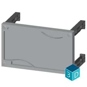 ALPHA 400/630/1250 DIN assembly kit front cover for unequipped panel H = 150 mm - Image 3