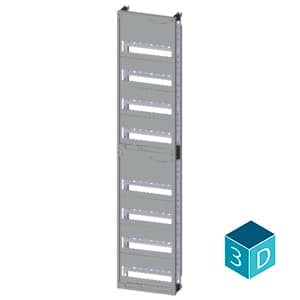 ALPHA 400 DIN quick assembly kit for modular installation devices tier spacing 125 mm with N/PE bar - Image 3