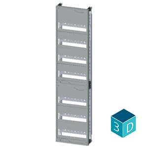 ALPHA 400 DIN quick assembly kit for modular installation devices tier spacing 125 mm with N/PE bar - Image 3