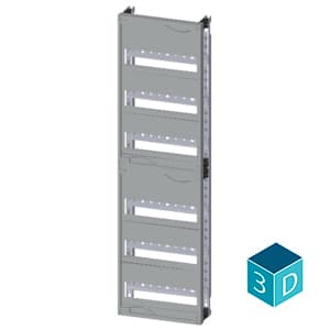 ALPHA 400 DIN quick assembly kit for modular installation devices tier spacing 125 mm with N/PE bar - Image 3