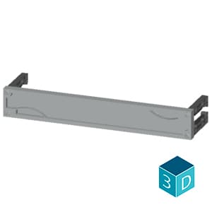 ALPHA 400/630/1250 DIN assembly kit front cover for unequipped panel H = 75 mm - Image 3