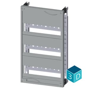 ALPHA 400 DIN quick assembly kit for modular installation devices tier spacing 125 mm with N/PE bar - Image 3