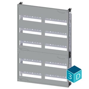 ALPHA 400 DIN quick assembly kit for modular installation devices tier spacing 125 mm with N/PE bar - Image 3