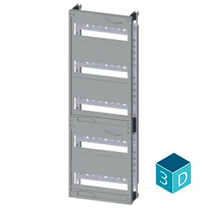 ALPHA 400 DIN quick assembly kit for modular installation devices tier spacing 150 mm H=750 W=250 - Image 3