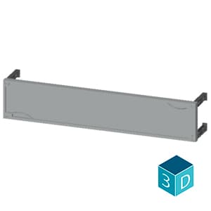 ALPHA 400/630/1250 DIN assembly kit front cover for unequipped panel H = 150 W = 750 - Image 3