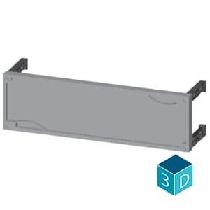 ALPHA 400/630/1250 DIN assembly kit front cover for unequipped panel H = 150 mm - Image 3