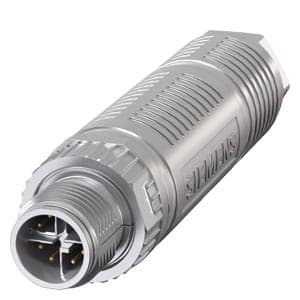 IE FC M12 Plug PRO 4x 2; M12 plug-in connector with Rugged metal enclosure and FC Connection method; with axial cable outlet (X-coded) 1 pack = 8 units for SCALANCE W and SCALANCE X. - Image 3