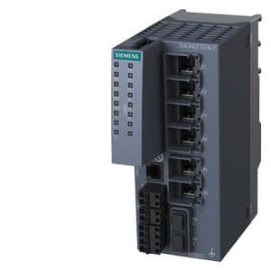 SCALANCE SC636-2C Industrial Security Appliance; For protection of devices and networks in discrete manufacturing and the process industry for protection of the industrial communication with firewall; Further functions: address conversion (NAT/NAPT); Connection to SINEMA RC; 4x ports electrical 10/100/1000 Mbit/s RJ45 and 2x combo port electrical or optical; 10/100/1000 Mbit/s RJ45 or 100 Mbit/s SFP or 1000 Mbit/s SFP. - Image 3