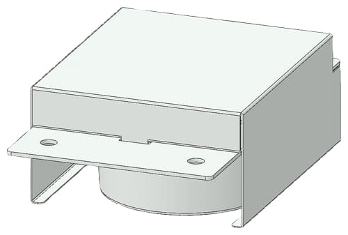 MOBY I/U/RF300 support for heat resistant data storage medium MDS 439E/MDS U589/RF380T short version 234x 140 without shrouding cover. - Image 2