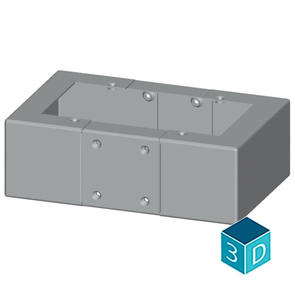 ALPHA 630 DIN base H = 100 mm - Image 3