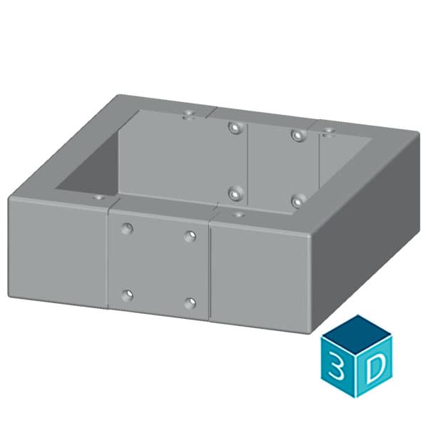 ALPHA 630 DIN base H = 100 mm - Image 3