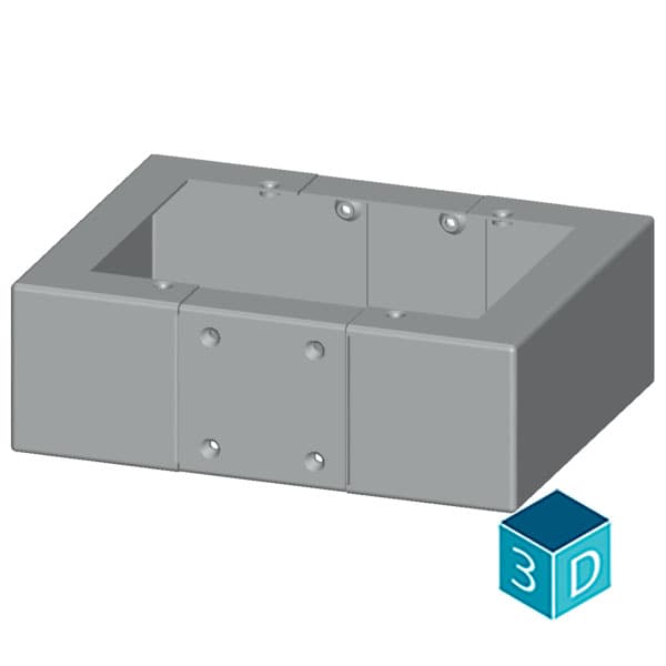 ALPHA 630 DIN base H = 100 mm - Image 3