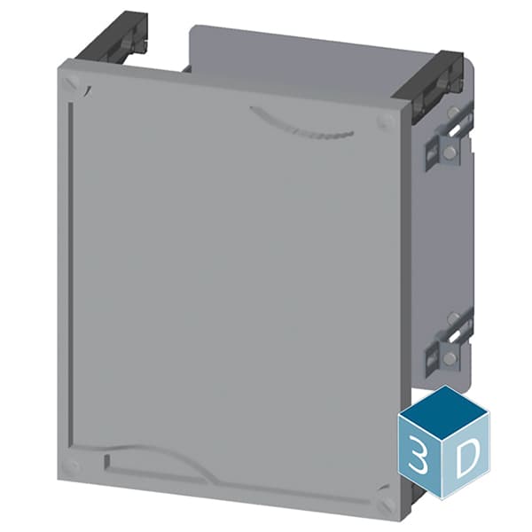 ALPHA 400/630/1250 DIN assembly kit mounting plate section cover closed H = 300 mm - Image 3