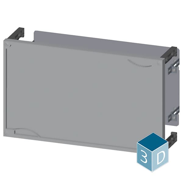 ALPHA 400/630/1250 DIN assembly kit mounting plate section cover closed H = 300 mm - Image 3