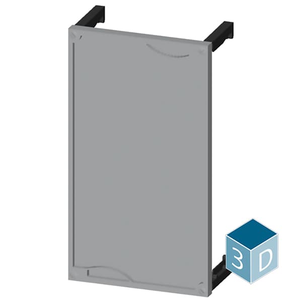 ALPHA 160 DIN assembly kit mounting plate section cover closed H = 450 mm - Image 3