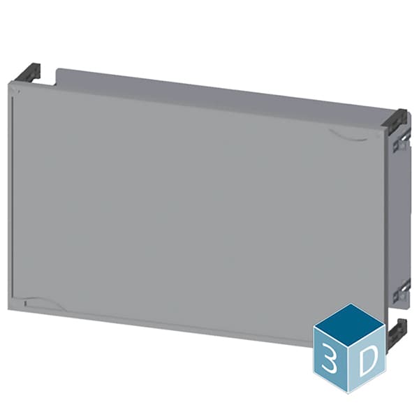 ALPHA 400/630/1250 DIN assembly kit mounting plate section cover closed H = 450 mm - Image 3