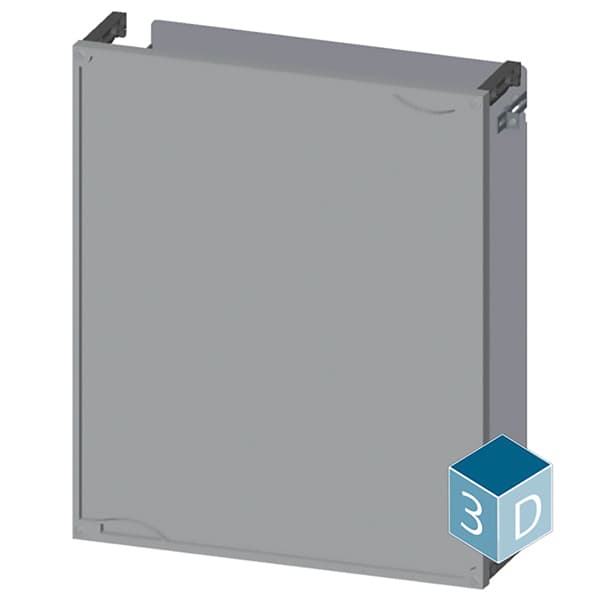 ALPHA 400/630/1250 DIN assembly kit mounting plate section cover closed H = 600 mm - Image 3