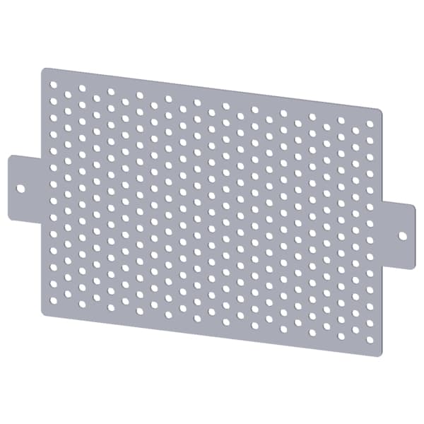 ALPHA 400/630/1250 DIN assembly kit mounting plate perforated with section cover H = 150 mm - Image 3