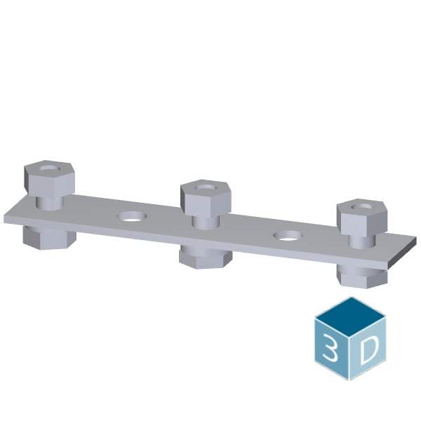 Assembly set for 3 units Lightning arrester 5SD74112 - Image 3