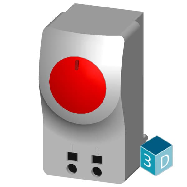 small compact thermostat NC (heating) +20 bis +80 °C - Image 3