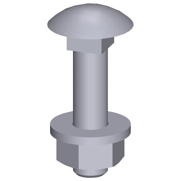 Screw set truss-head screw M10 x 45 - Image 2