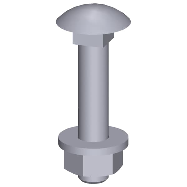 Screw set truss-head screw M10 x 55 - Image 2