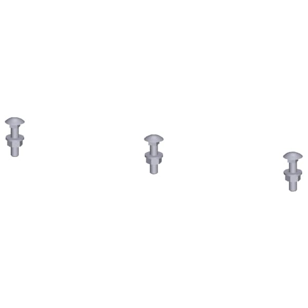 Screw set truss-head screw M10 x 45 with spring washer - Image 2