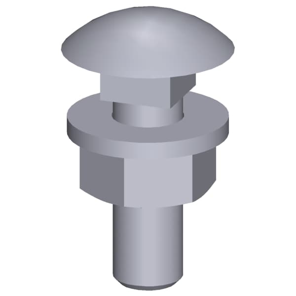 Screw set truss-head screw M10 x 35 with spring washer - Image 2