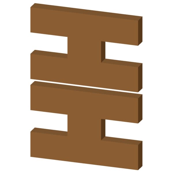 PE connecting lug 30 x 5 mm - Image 2