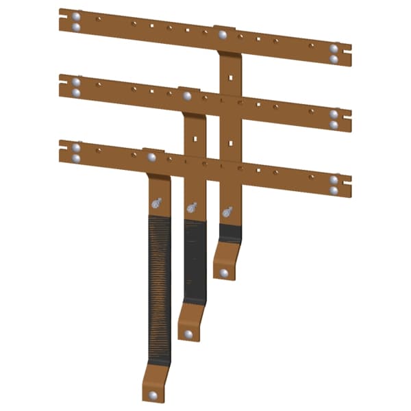 Second device level NH00 busbar set 60 x 10 mm - Image 2