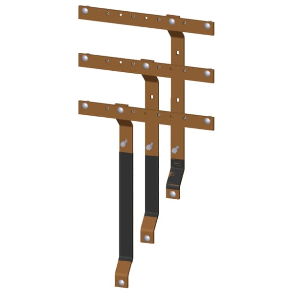 Busbars second device level NH00 50x10 mm W: 600 mm - Image 2