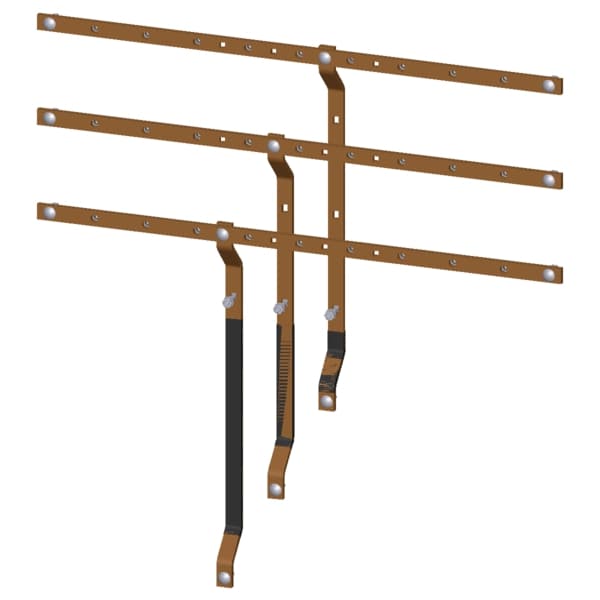 Busbars second device level NH00 30x10 mm W: 1100 mm - Image 2