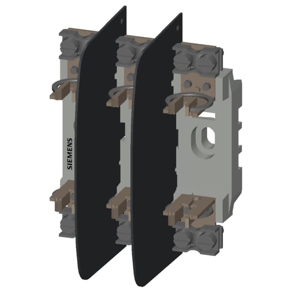 HRC fuse base plastic Sz. 00 3-pole 160A 690V clamp connection 6 x 70 mm2 - Image 3