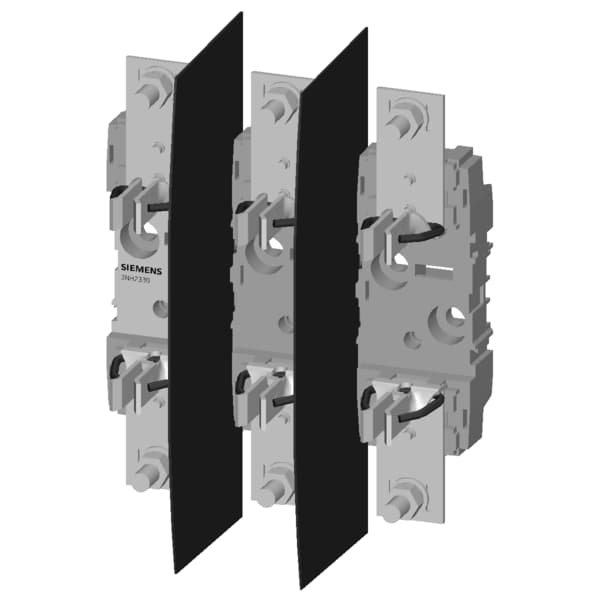 HRC fuse base plastic Sz. 2 3-pole 400A 690V flat terminal - Image 3