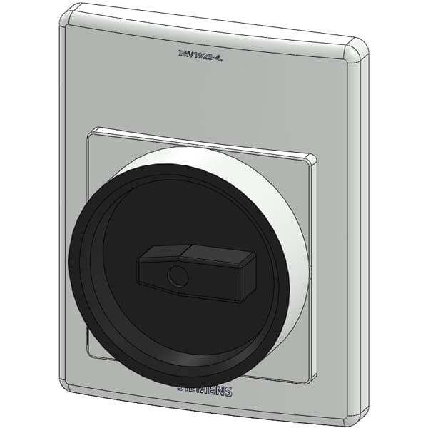 molded-plastic front plate degree of protection IP55 with rotary operating mechanism - Image 3