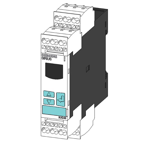 !!! product phase-out !!! the preferred successor is 3UG5625-2CW30 digital monitoring relay for residual current monitoring (with current transformer 3UL23) adjustment range 0.03...40 A separate for warning threshold and trip value supply voltage 24 ... 240 V AC/DC - Image 4