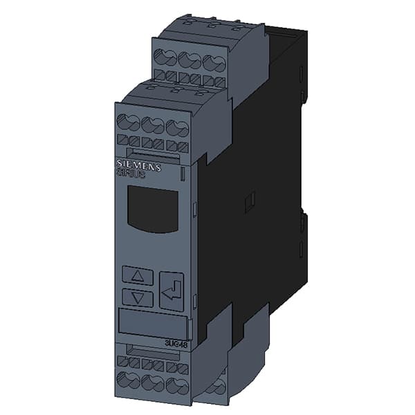 !!! product phase-out !!! the preferred successor is 3UG5825-1AA40 digital monitoring relay for residual current monitoring with residual-current transformer 3UL23 for IO-Link adjustment range 0.03 A to 40 A separate for warning threshold and trip value ON-delay and tripping delay 0 to 999.9 s shutdown hysteresis up to 50% warning hysteresis 5% fixed width 22.5 mm - Image 4