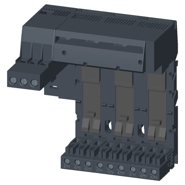 Infeed left Connection main circuit: screw terminal 3 slots for compact load feeders Connection terminal maximum 25 mm2 / 35 mm2 - Image 4