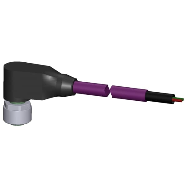 Bus cable for PROFIBUS Pre-assembled at one end 1 x M12 angled - Image 3