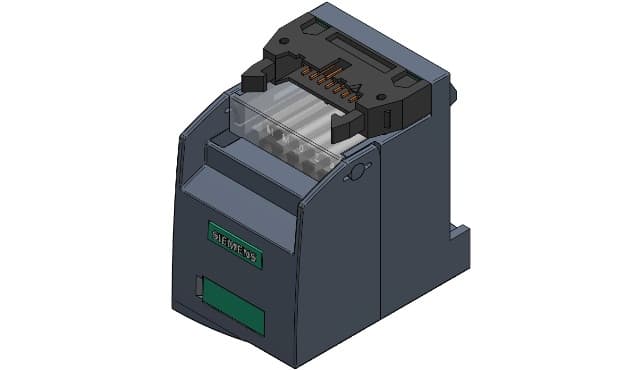 Connection module TP1 8 channels u. 2x2 terminals f. Potential supply Type: Push-in terminal without LED - Image 3