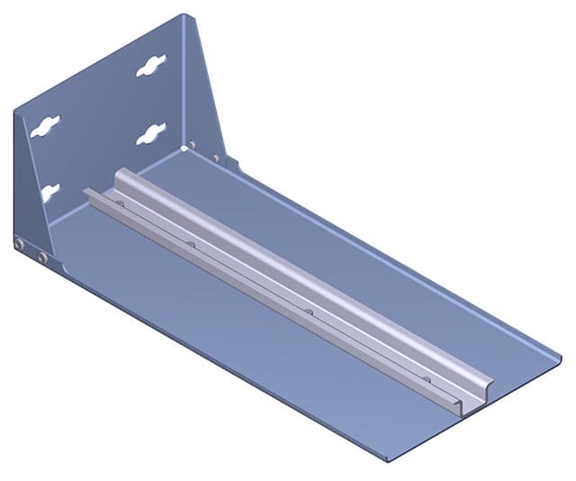 SITOP power accessory Mounting bracket 90 degrees wth standard mounting rail 35x15 mm for power supplies up to 280 mm width - Image 3