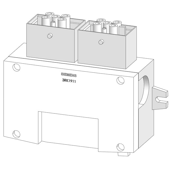 ECOFAST Energy TT clamping connector for feeder 6 mm2 2 x Q4/2 socket - Image 2